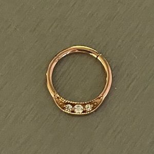 BVLA 14k Rose Gold Clicker Ring